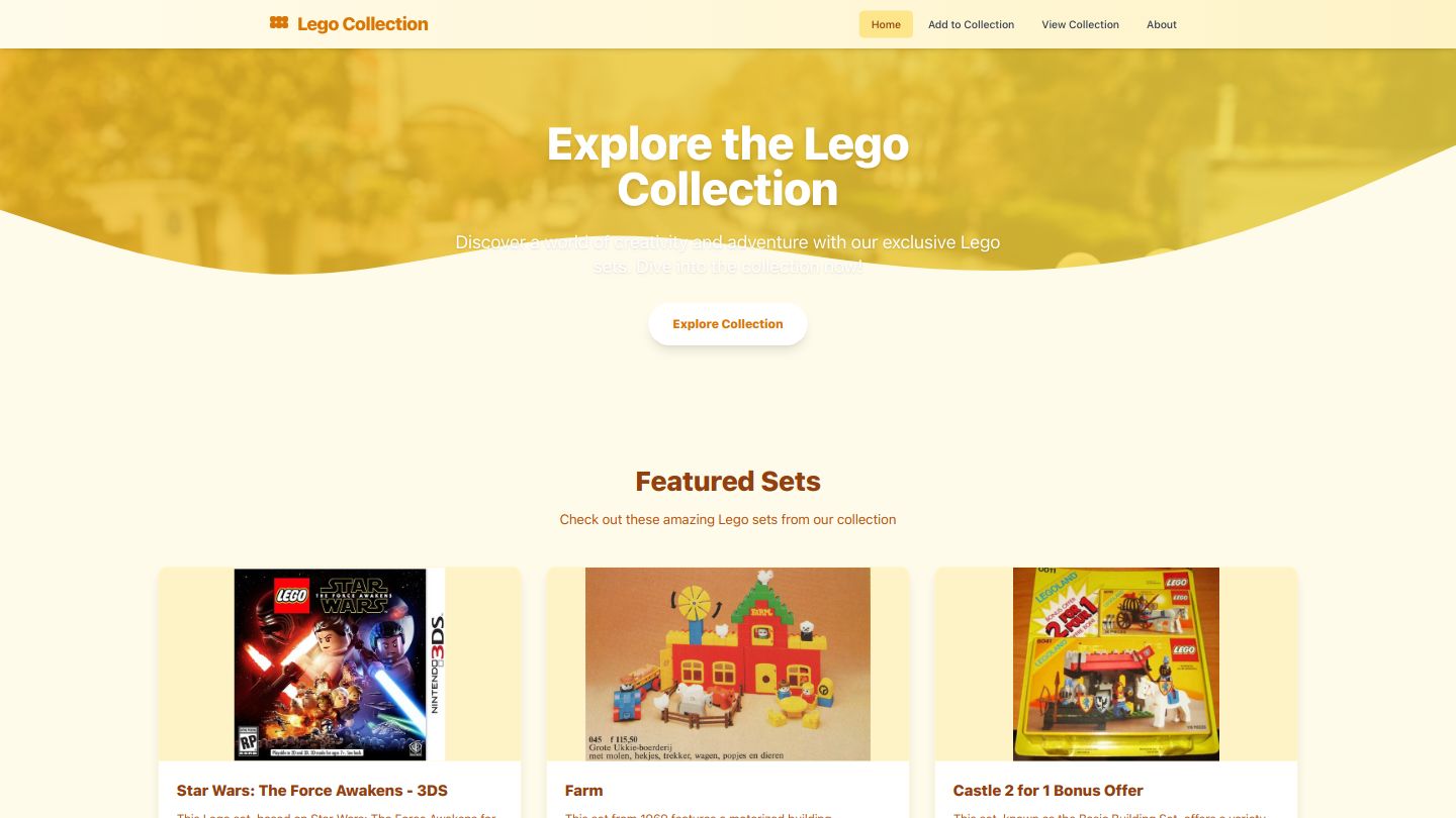 Lego Collection App